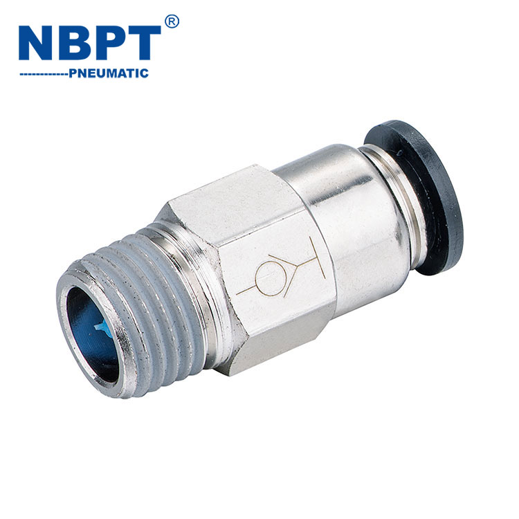 Pneumatica Fittings Brass Recta Thread Desine Valvae Connector