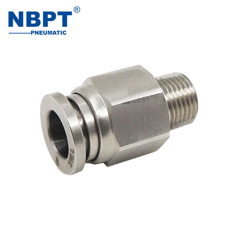 Recta Unionis Thread Steel Pneumatica Fittings